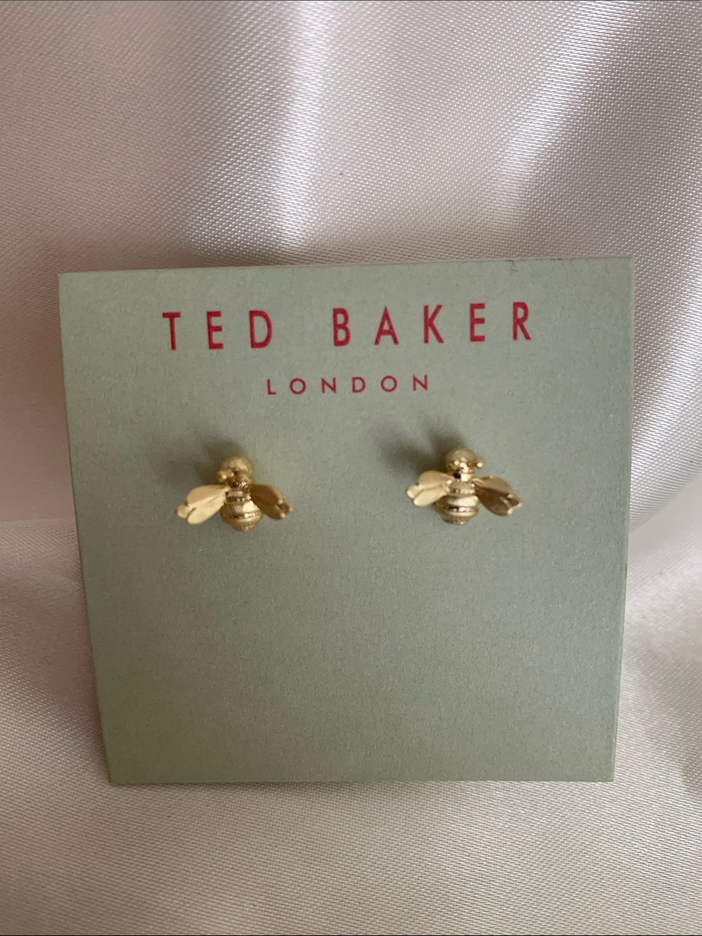 Ted Baker Gold Bee Mini Stud Earrings